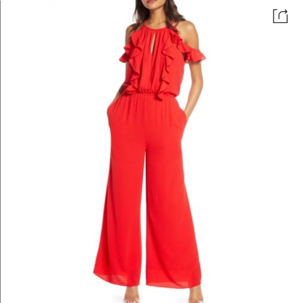 NWT Red Jumpsuit